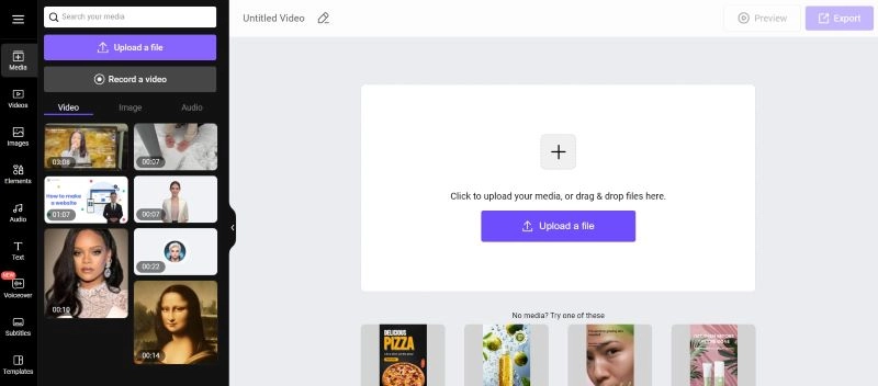 Upload Your AI Dancing Cartoon Video with Vidnoz Video Editor