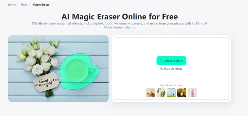 Upload Your Photo to AI Magic Eraser