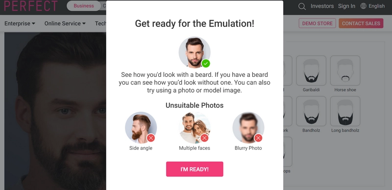 Upload Your Photo to Makeup AR To Apply No Beard Filter