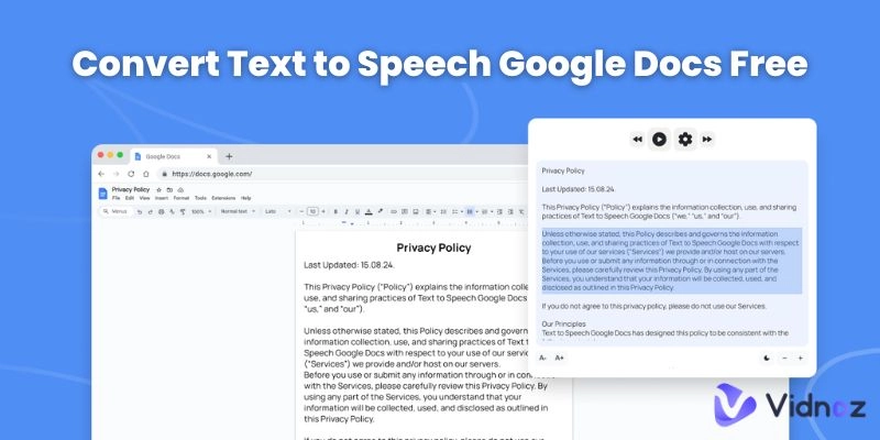 Detailed Steps to Convert Text to Speech in Google Docs Free