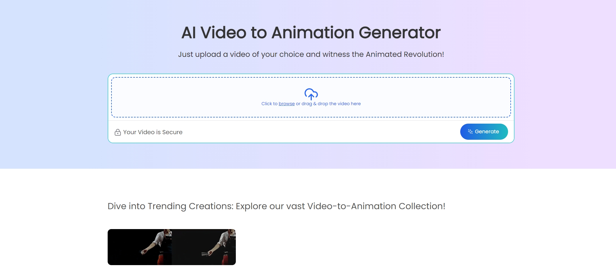 Video to AI Animation Appypie