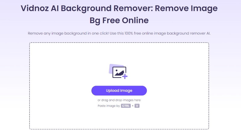 Vidnoz AI Background Remover Free