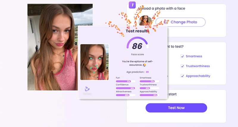 Vidnoz Face Score Test