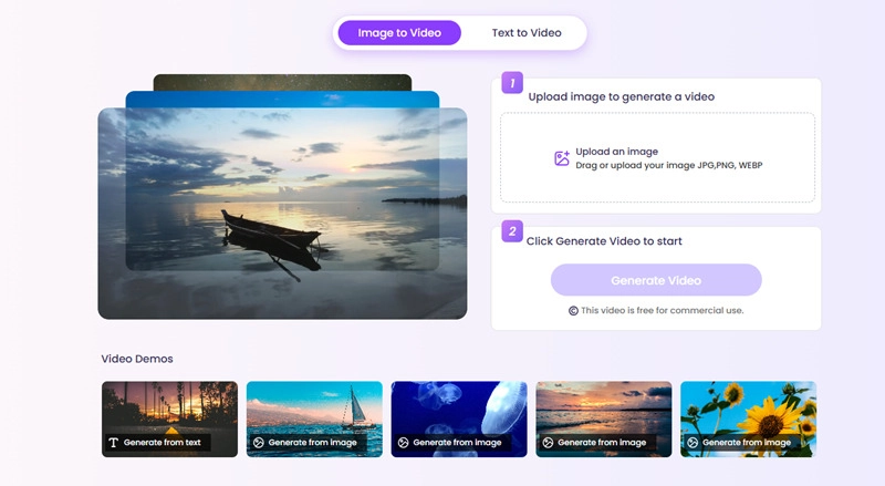 Vidnoz Makes Landscape Images to Videos