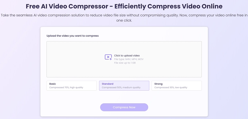 Vidnoz Video Compressor