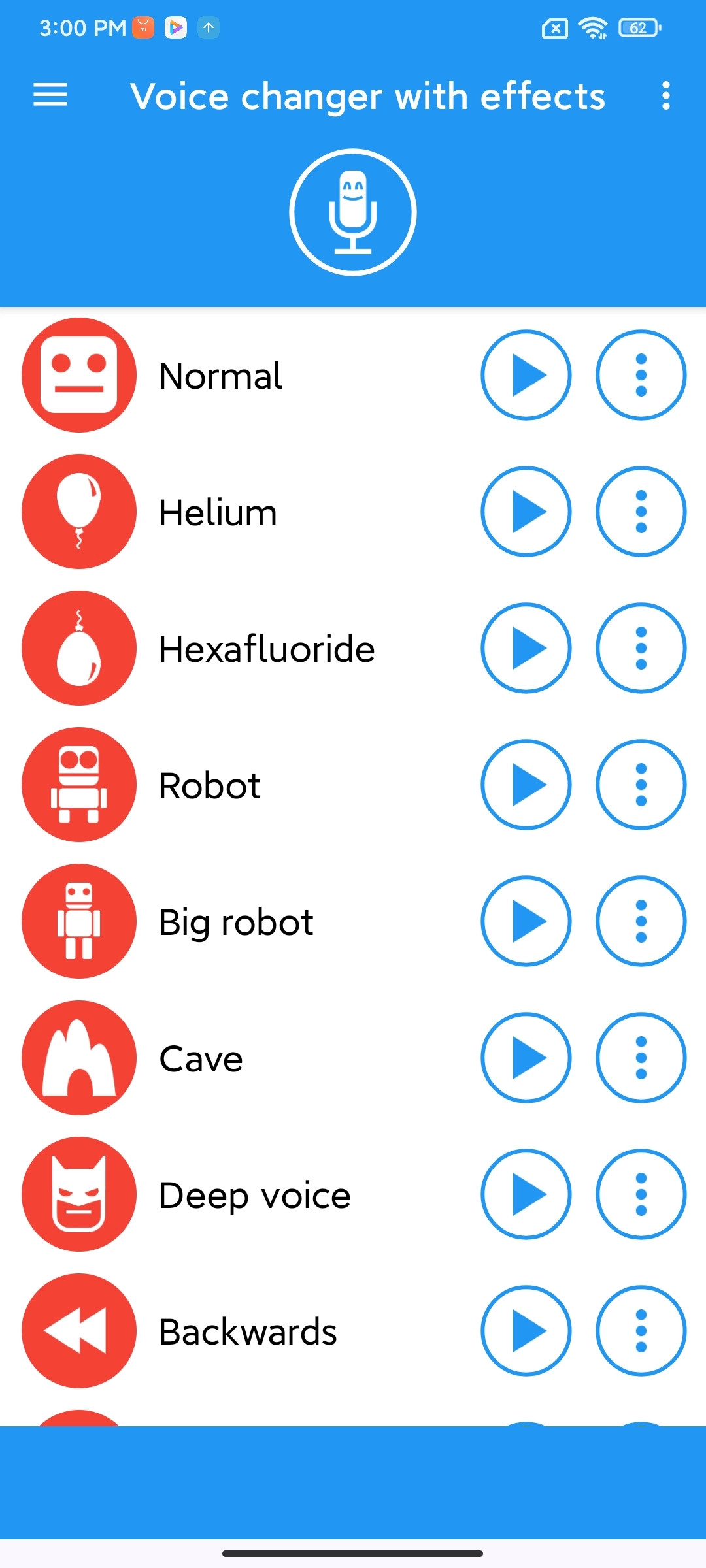 Voice Changer Effects