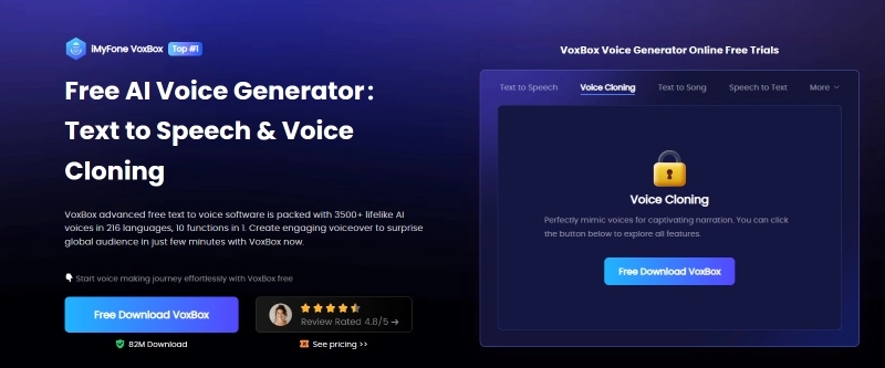 VoxBox Free Ellie Williams AI Voice Cloner