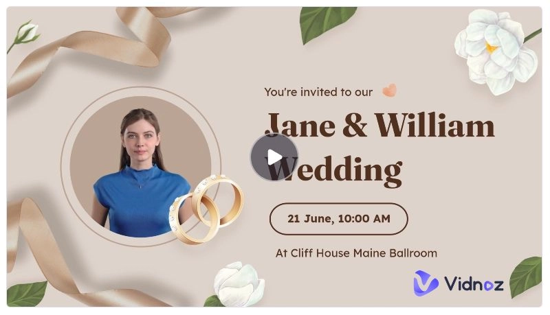 Best Wedding Invitation Video Maker Online Free with Templates Available
