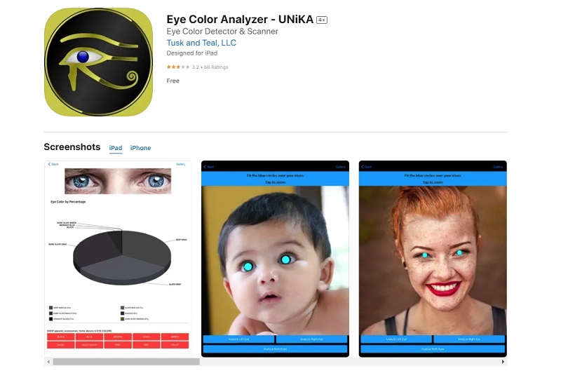 What Color Are My Eyes-Eye Color Analyzer App iOS