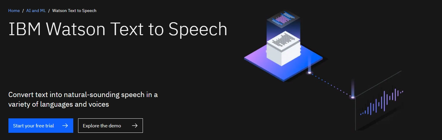 What is IBM Watson Text-to-Speech