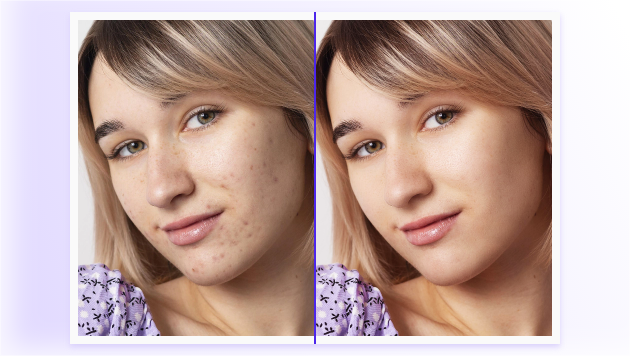 Face Retouch to Increase Face Test