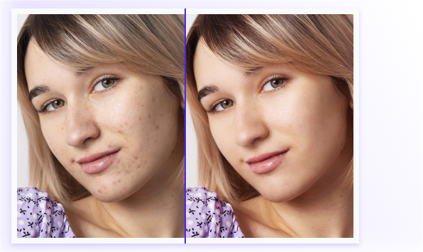 Face Retouch to Increase Face Test